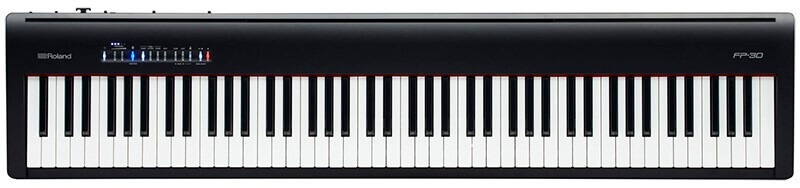 Roland FP-30は、初心者向けの理想的なデジタルピアノと、プロ向けの低価格オプションの中間に位置します。