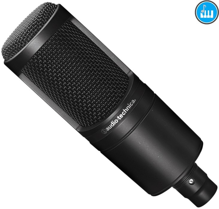 Audio-Technica AT2020 - Microphone à condensateur XLR économique.
