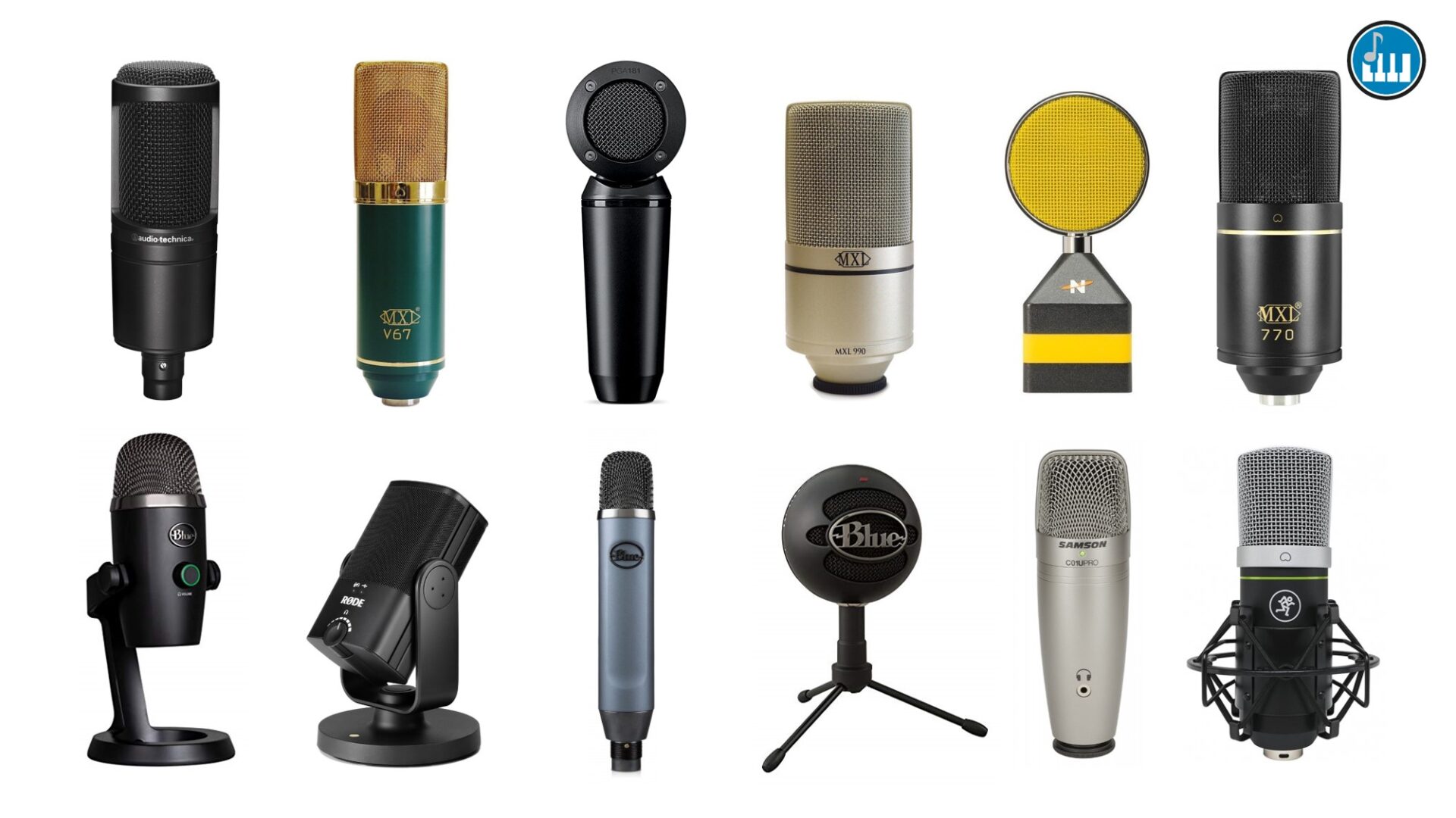 Meilleurs microphones à condensateur XLR et USB pas chères