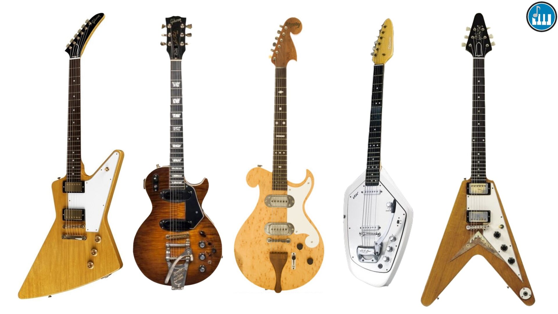 As guitarras elétricas mais raras, colecionáveis ​​e desejadas do mundo